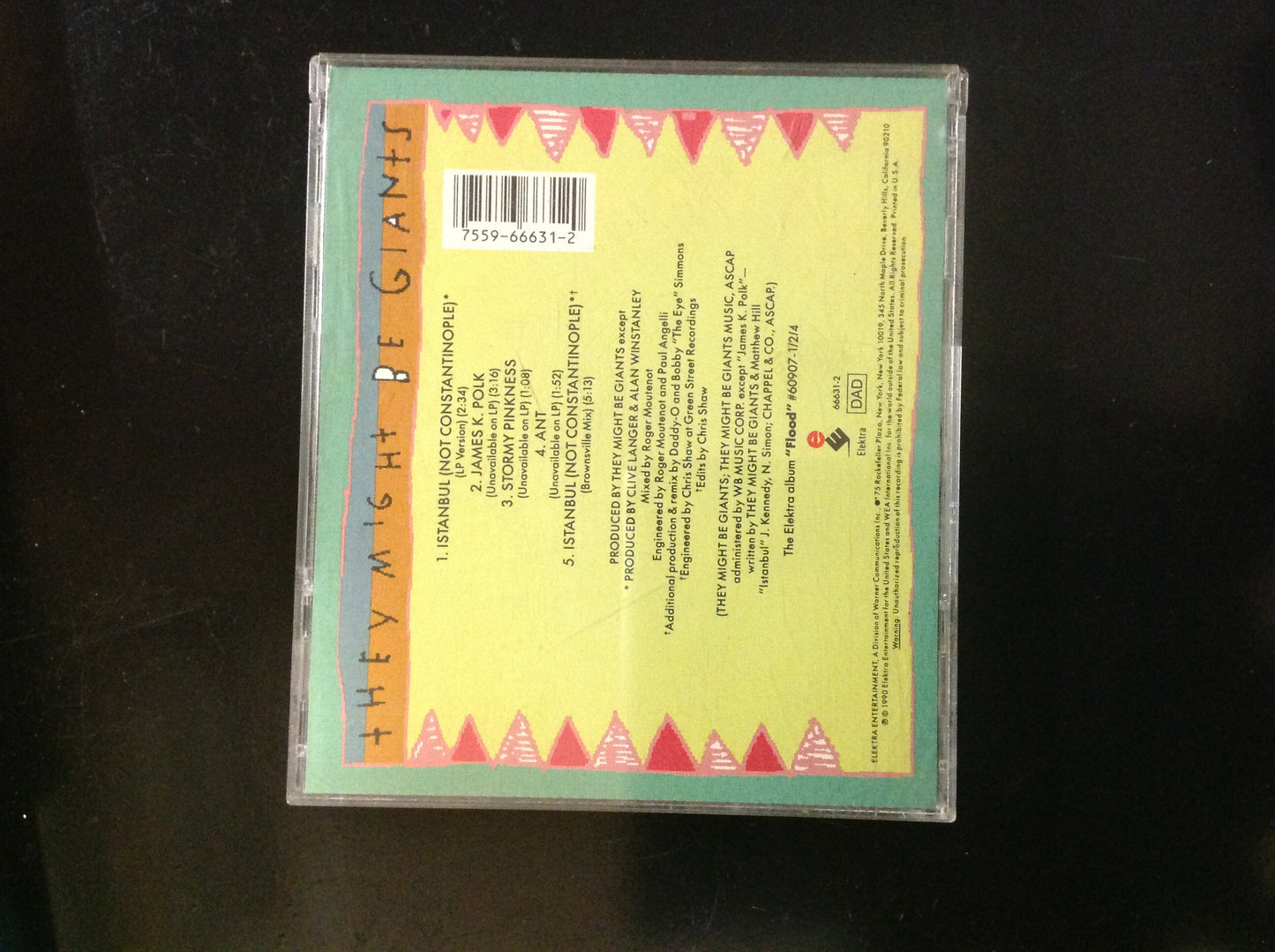 CD Instanbul (Not Constantinople) Single 966631-2 Elektra 1990 Alternative Rock They Might Be Giants