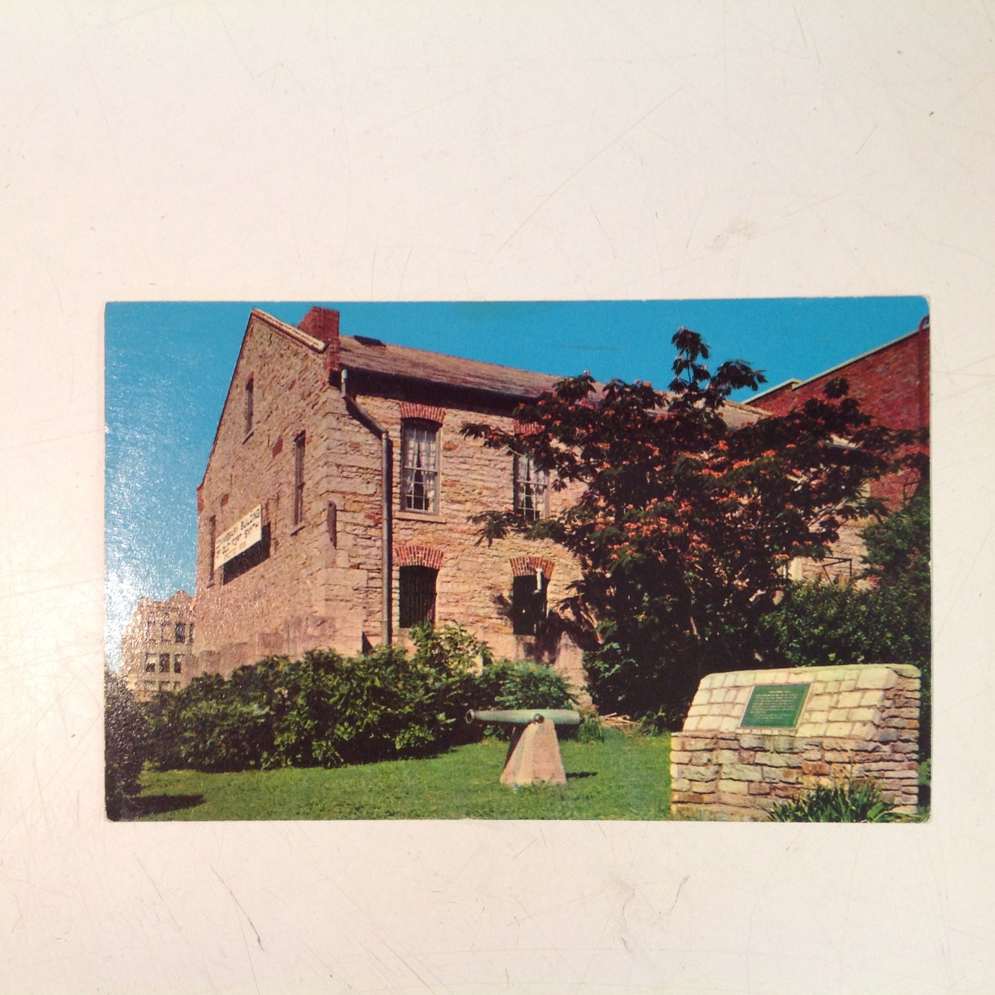 Vintage 1966 Curteich Color Souvenir Postcard Exterior Old Fort Museum Fort Smith Arkansas