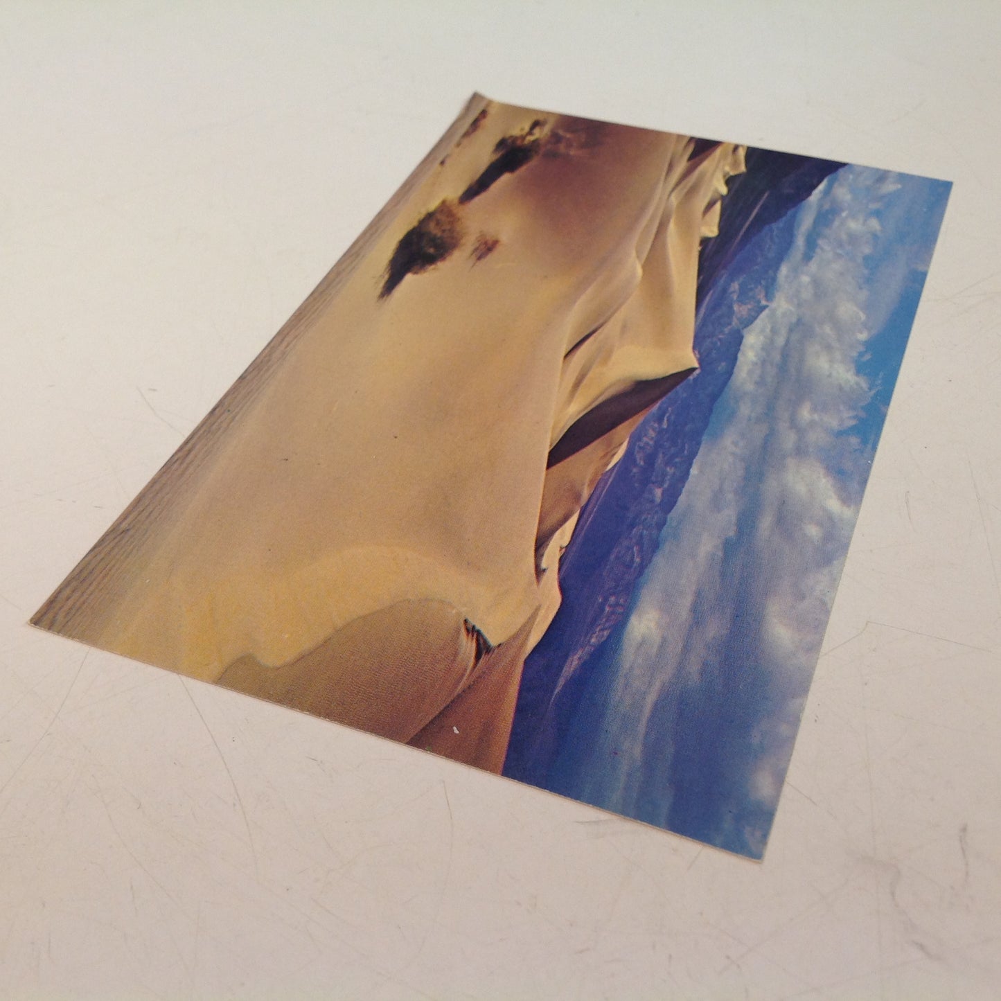 Vintage Plastichrome Color Postcard Death Valley National Monument Sand Dunes California