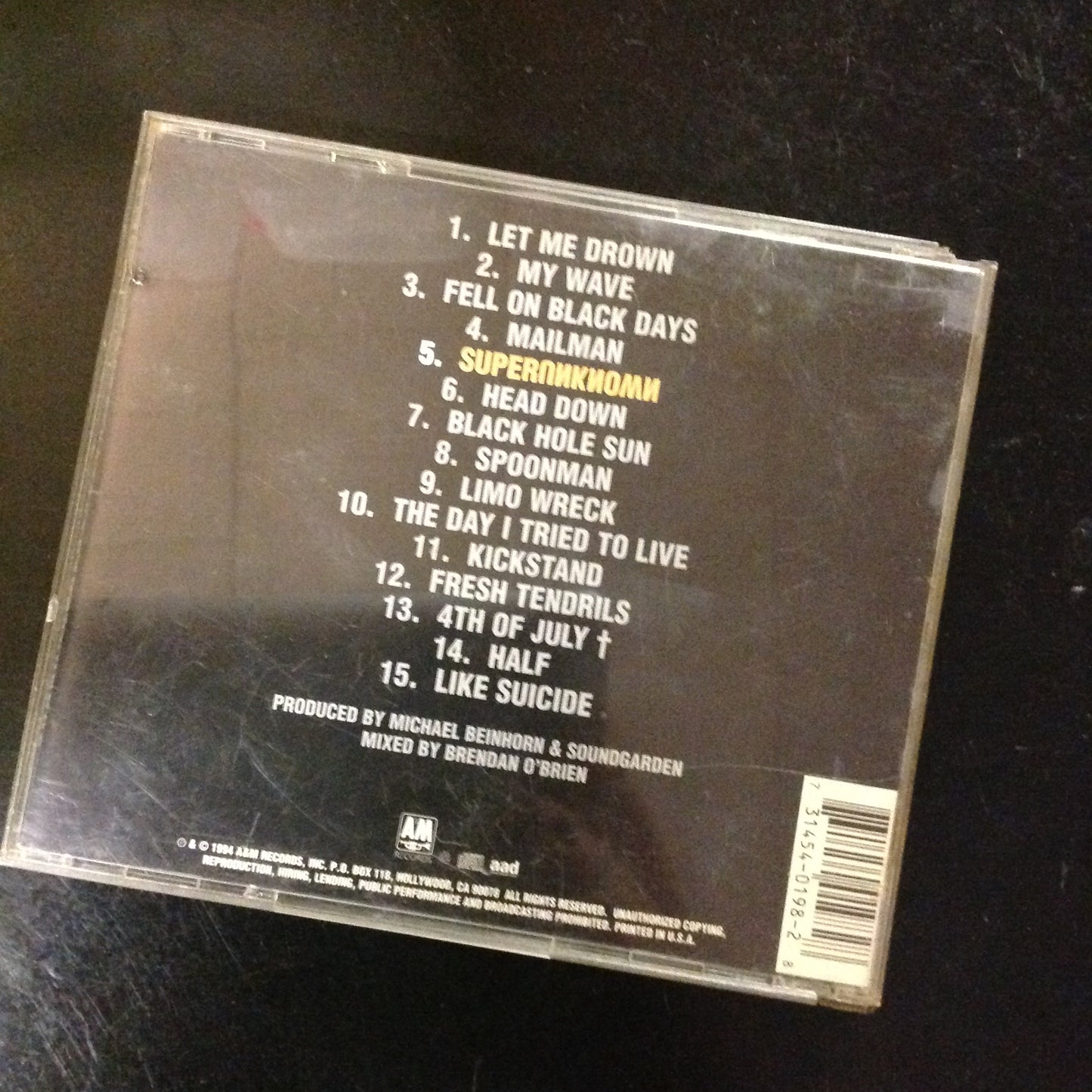 CD Soundgarden Superunknown 3145401982