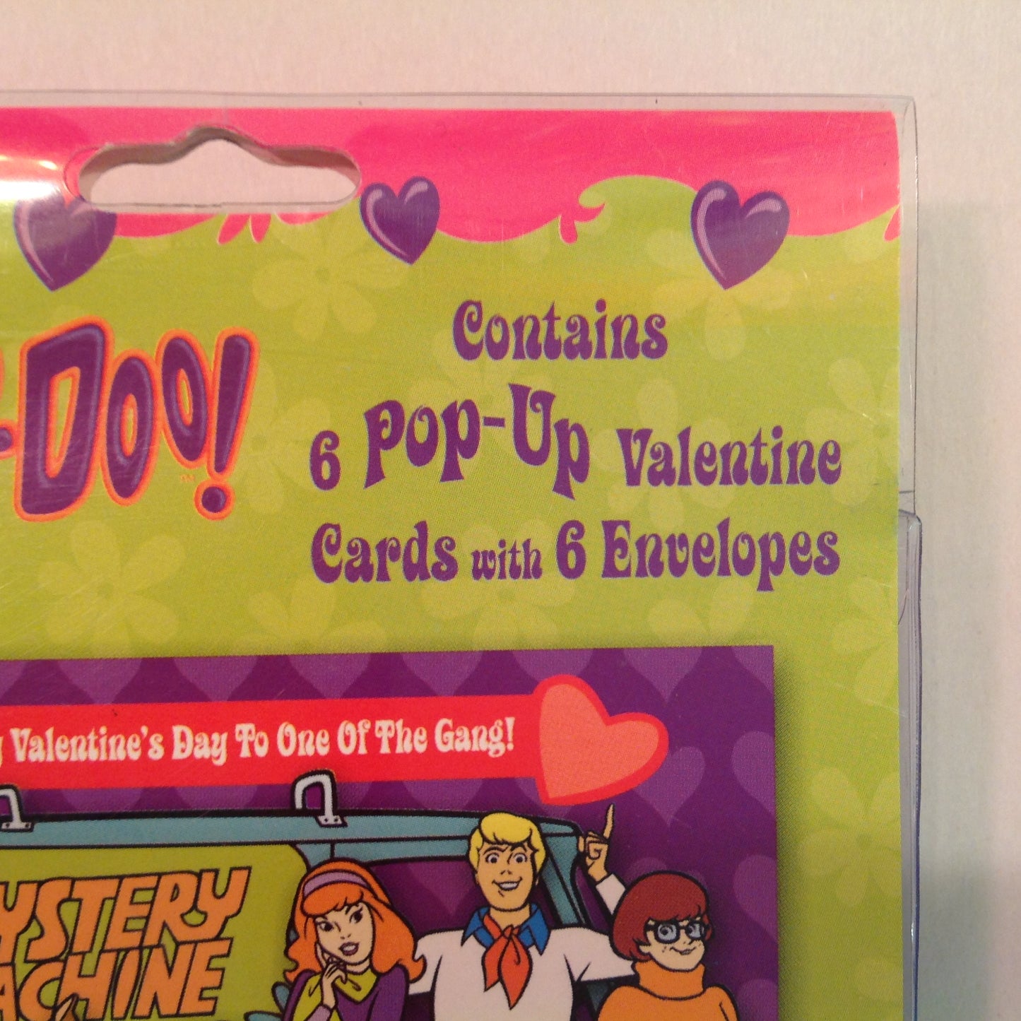 Vintage NOS Scooby-Doo 6 Pop-Up Valentine Cards with Envelopes
