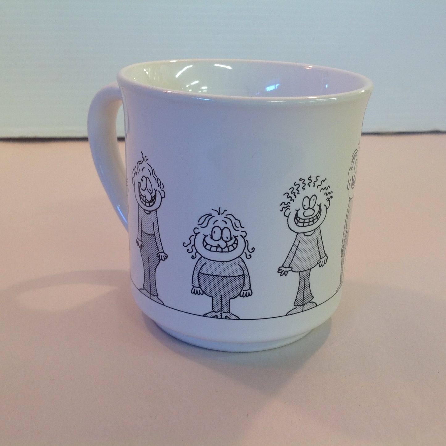 Vintage 1980's Barbara Dale Cartoon Coffee Mug Of All My Friends You're the Closest to Normal