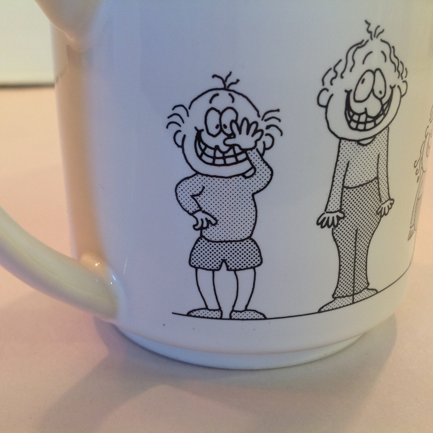 Vintage 1980's Barbara Dale Cartoon Coffee Mug Of All My Friends You're the Closest to Normal