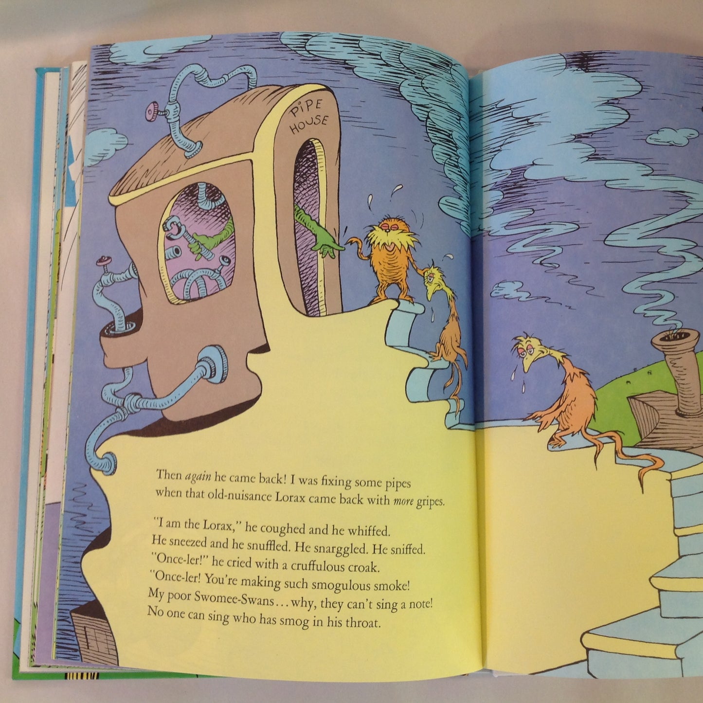 Vintage 1971 Hardcover Dr Seuss THE LORAX