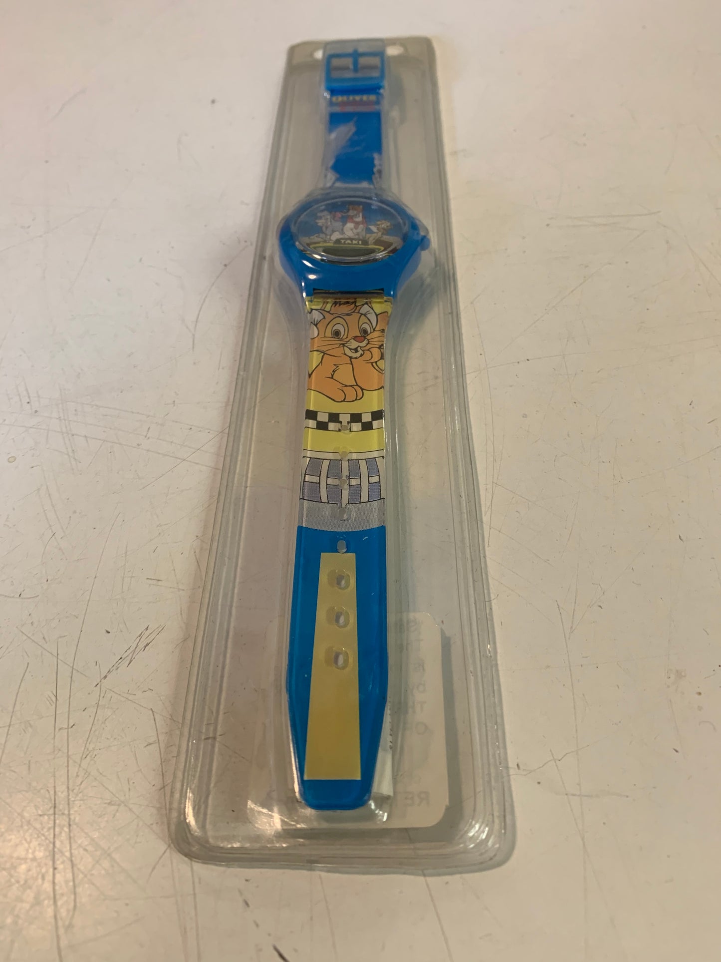 Vintage Walt Disney's Oliver & Company Taxi Digital Watch NOS Sealed