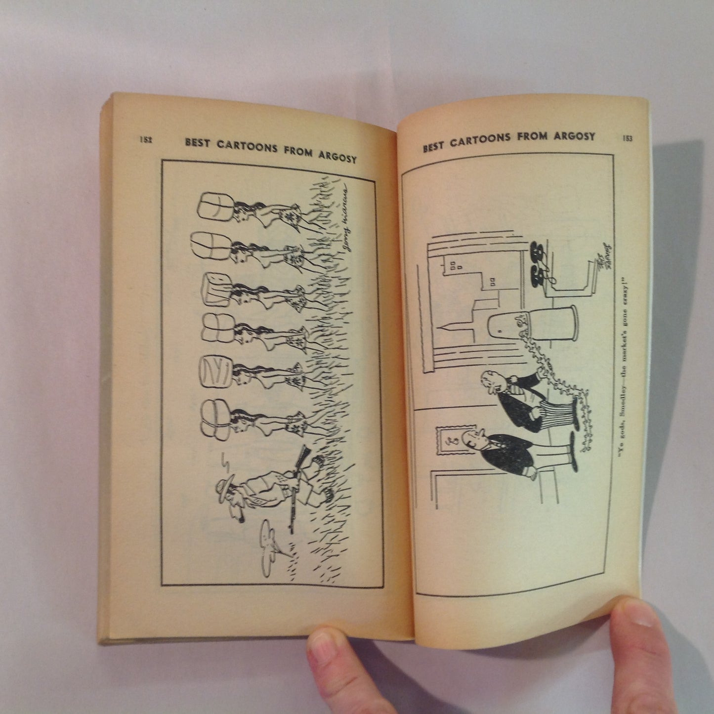 Vintage 1958 Zenith Books Paperback BEST CARTOONS FROM ARGOSY