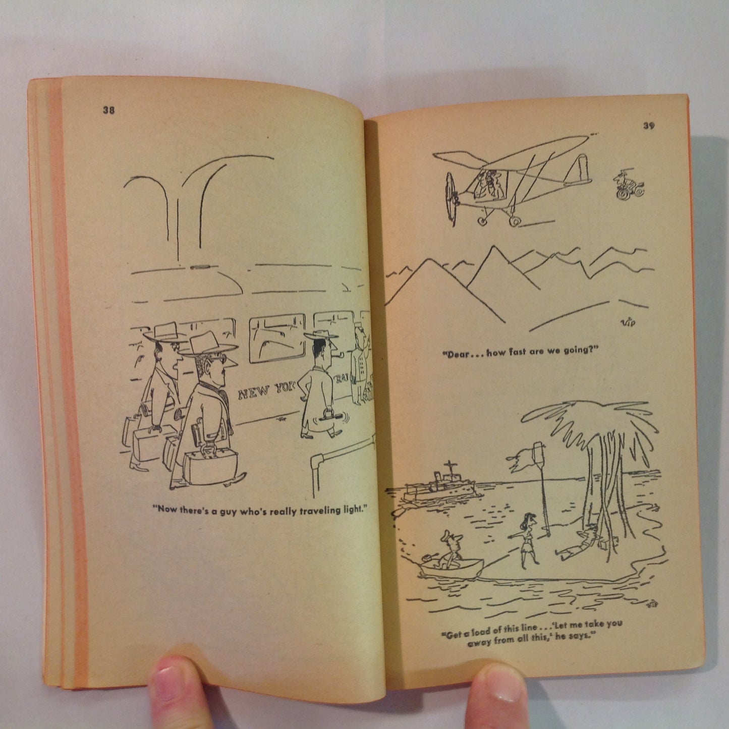 Vintage 1959 Fawcett Crest Paperback CRAZY CARTOONS By VIP