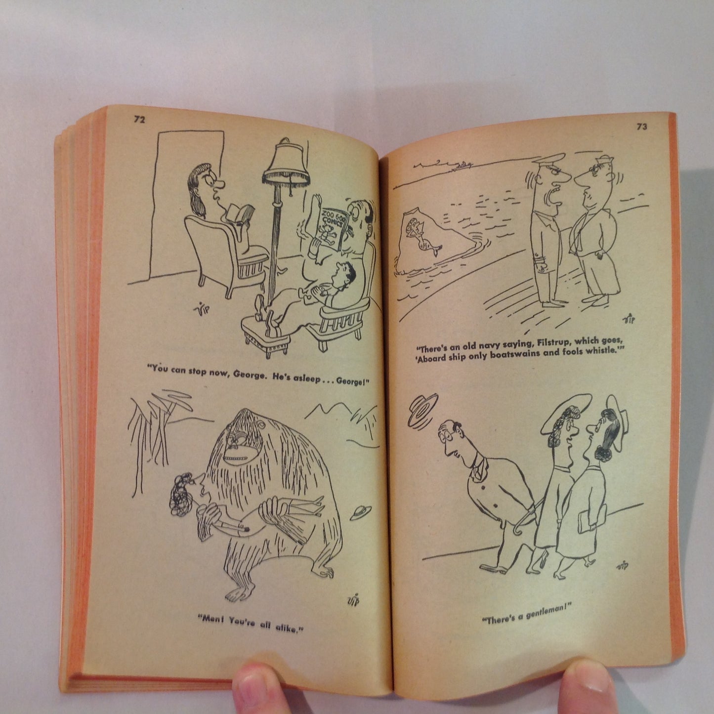 Vintage 1959 Fawcett Crest Paperback CRAZY CARTOONS By VIP