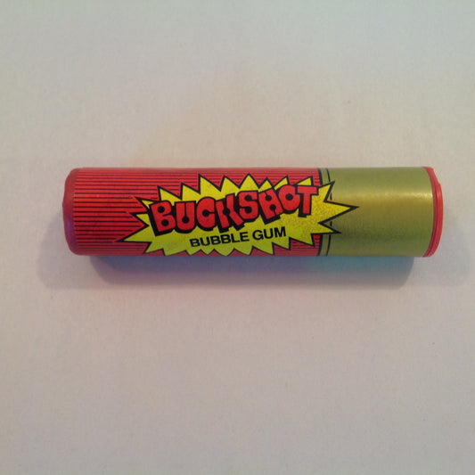 Vintage Unopened Buckshot Bubble Gum Candy Novelty Shotgun Shell Tube