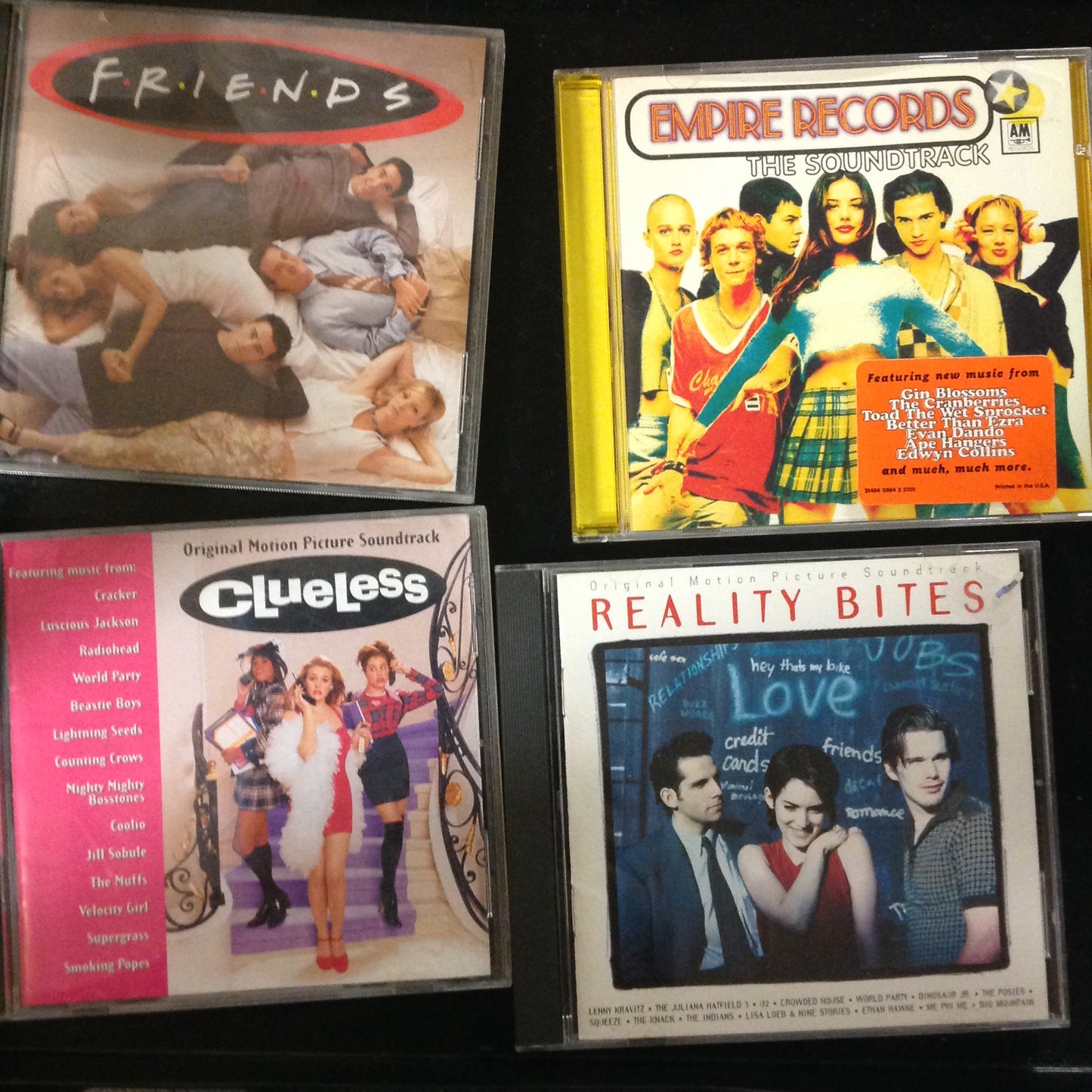 Bargain Set CD BUNDLE #38 - F.r.i.e.n.d.s / Empire Records Soundtrack / Reality Bites Soundtrack / Clueless Soundtrack