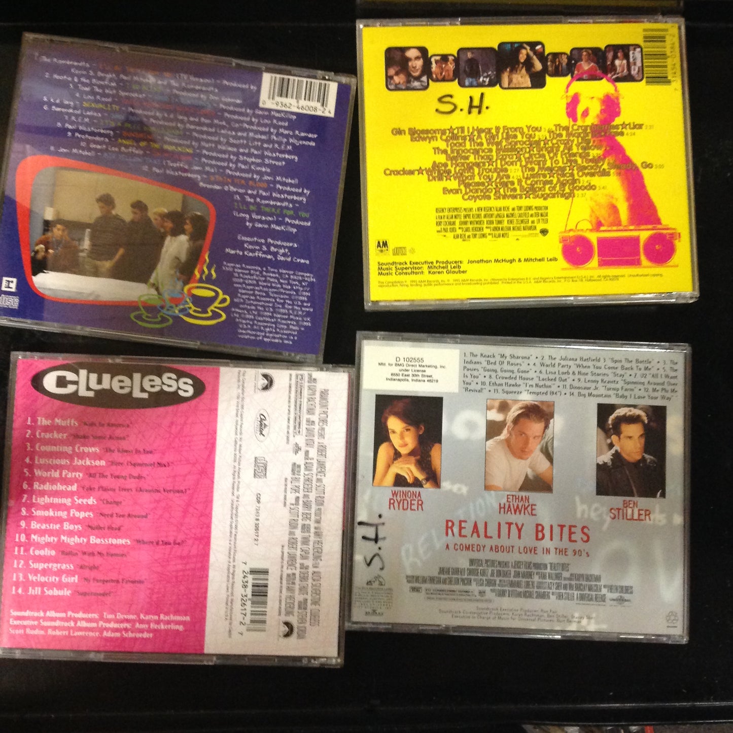 Bargain Set CD BUNDLE #38 - F.r.i.e.n.d.s / Empire Records Soundtrack / Reality Bites Soundtrack / Clueless Soundtrack