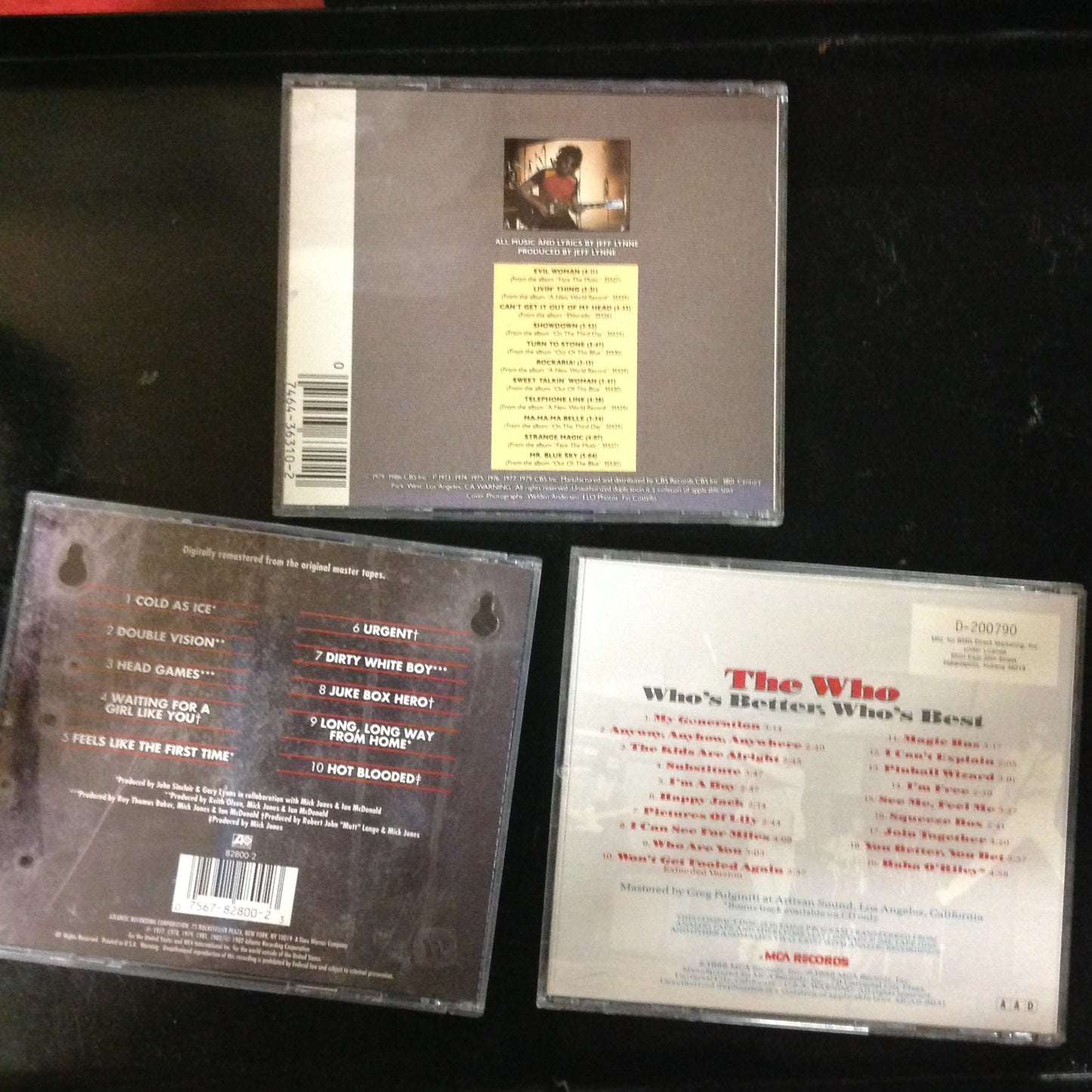 Bargain Set CD's #30 - Foreigner / The Who / Electric Light Orchestra