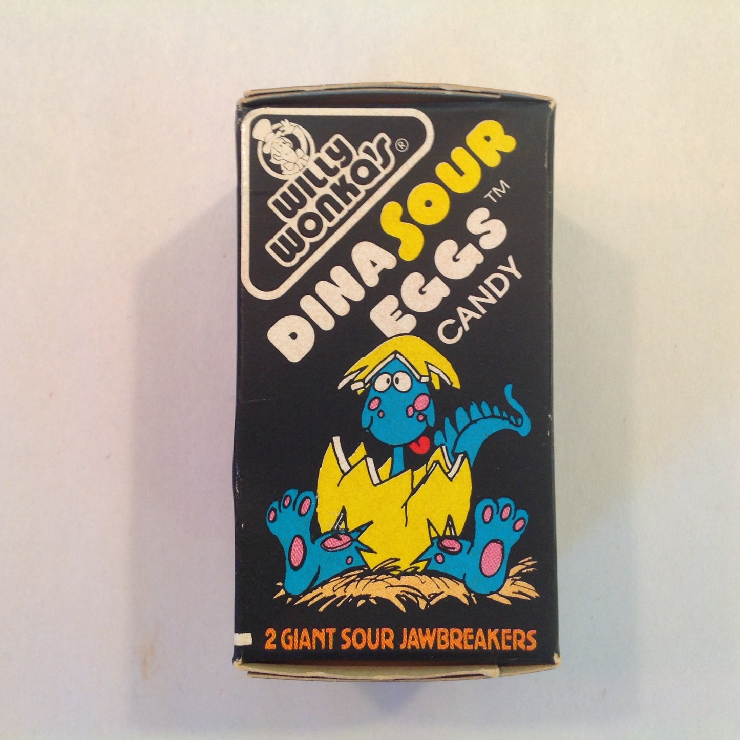 Vintage Unopened 1981 Willy Wonka's DinaSour Eggs Candy Giant Sour Jawbreakers Sealed