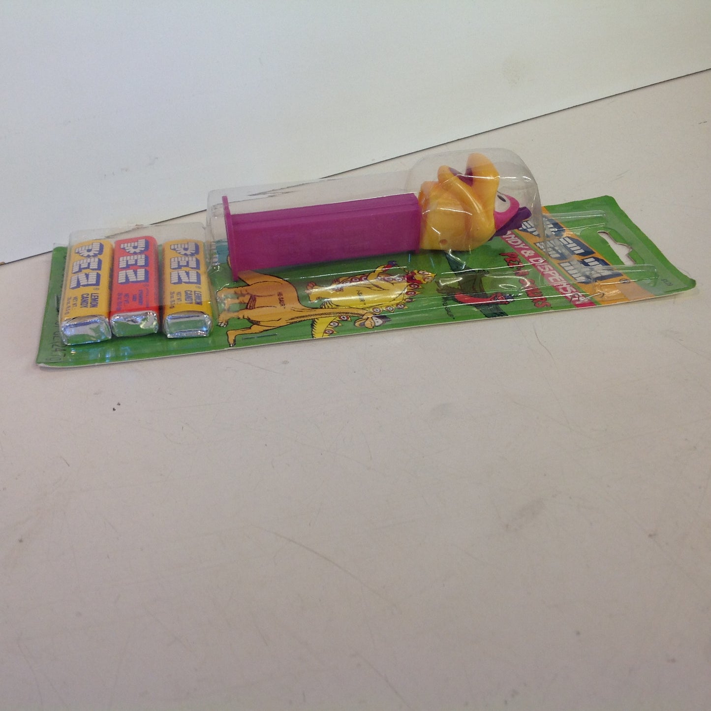 Vintage 1990's Pez Candy Dispenser w/Original Packaging Pez-A-Saur He-Saur
