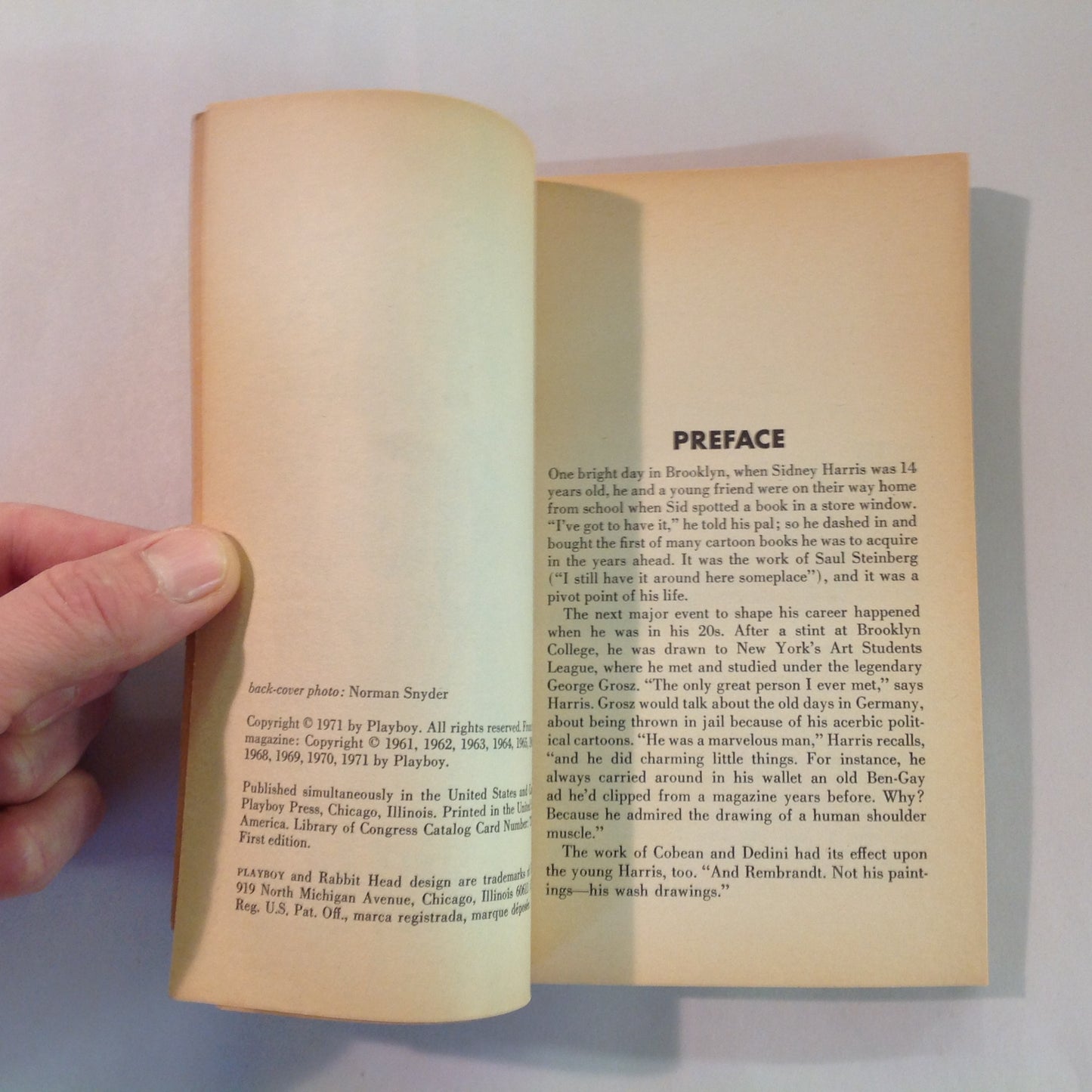 Vintage 1971 Playboy Press SO FAR, SO GOOD by Sidney Harris Cartoons from PLAYBOY