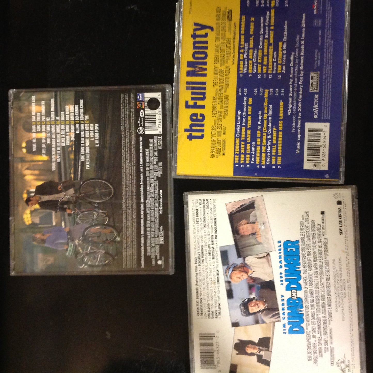 Bargain Set #63 - Dumb & Dumber (soundtrack) / The Full Monty (soundtrack) / Mr. Deeds (soundtrack)