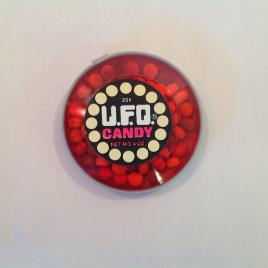 Vintage Unopened 1978 U.F.O. Candy Sealed Flying Saucer Candy Container