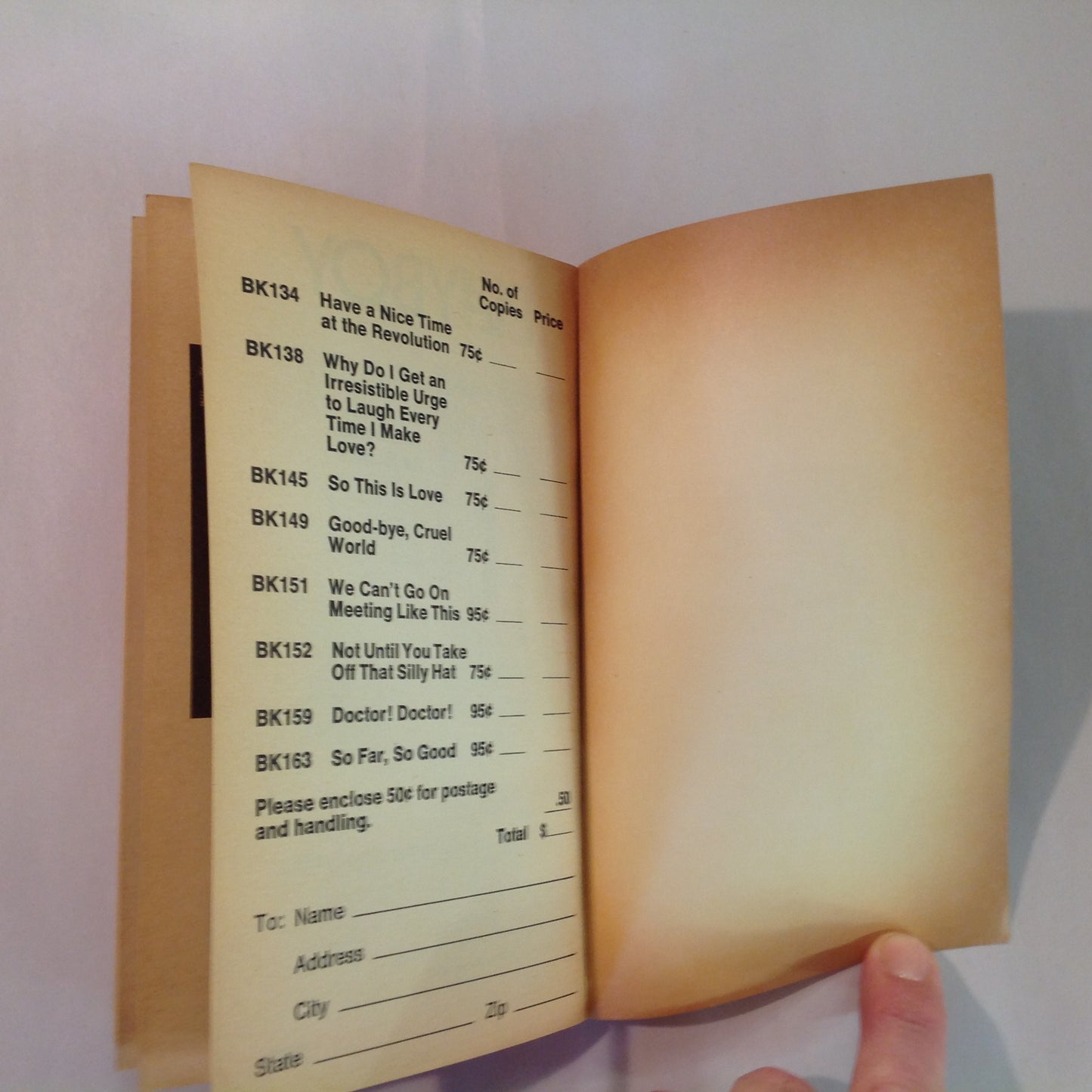 Vintage 1971 Playboy Press SO FAR, SO GOOD by Sidney Harris Cartoons from PLAYBOY