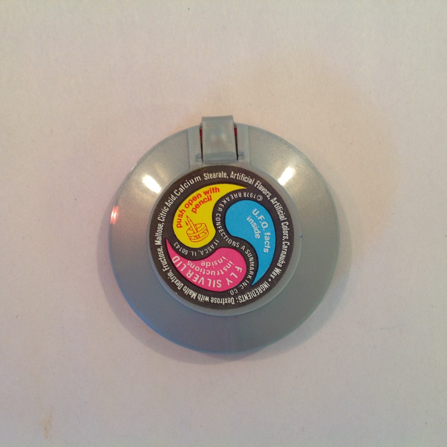 Vintage Unopened 1978 U.F.O. Candy Sealed Flying Saucer Candy Container