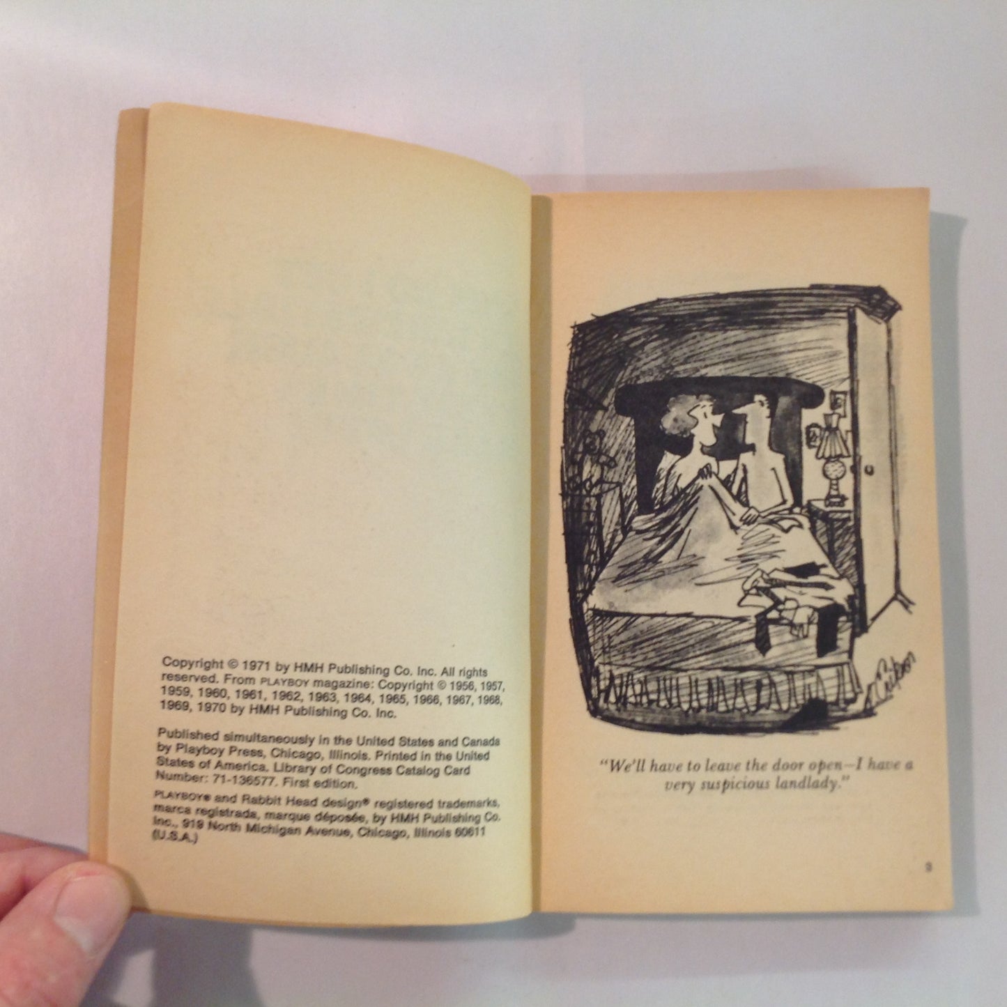 Vintage 1971 Playboy Press Paperback WHY DO I GET AN IRRESISTABLE URGE TO LAUGH EVERY TIME I MAKE LOVE? CARTOONS FROM PLAYBOY