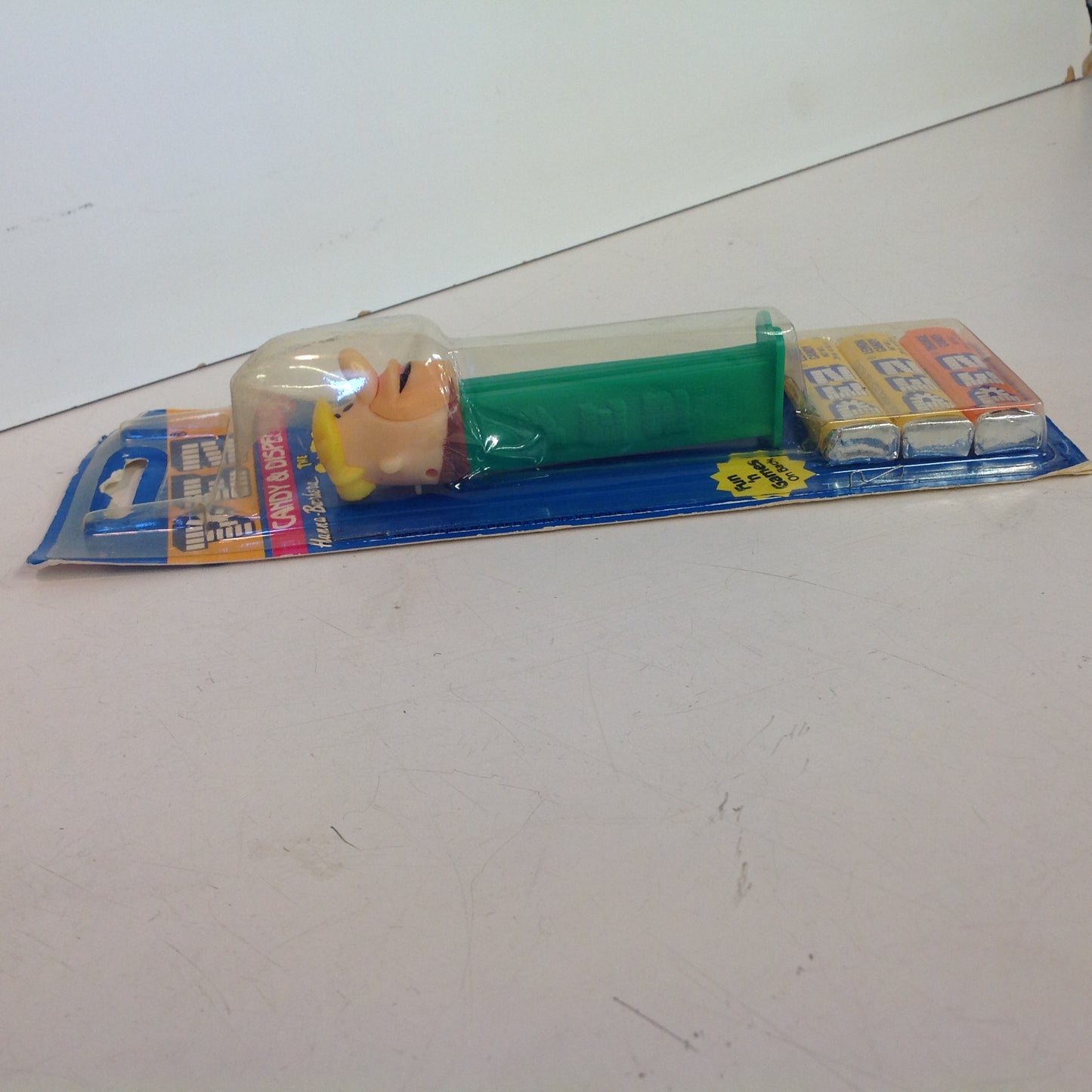 Vintage 1990's Pez Candy Dispenser w/Original Packaging Flintstones Barney Rubble