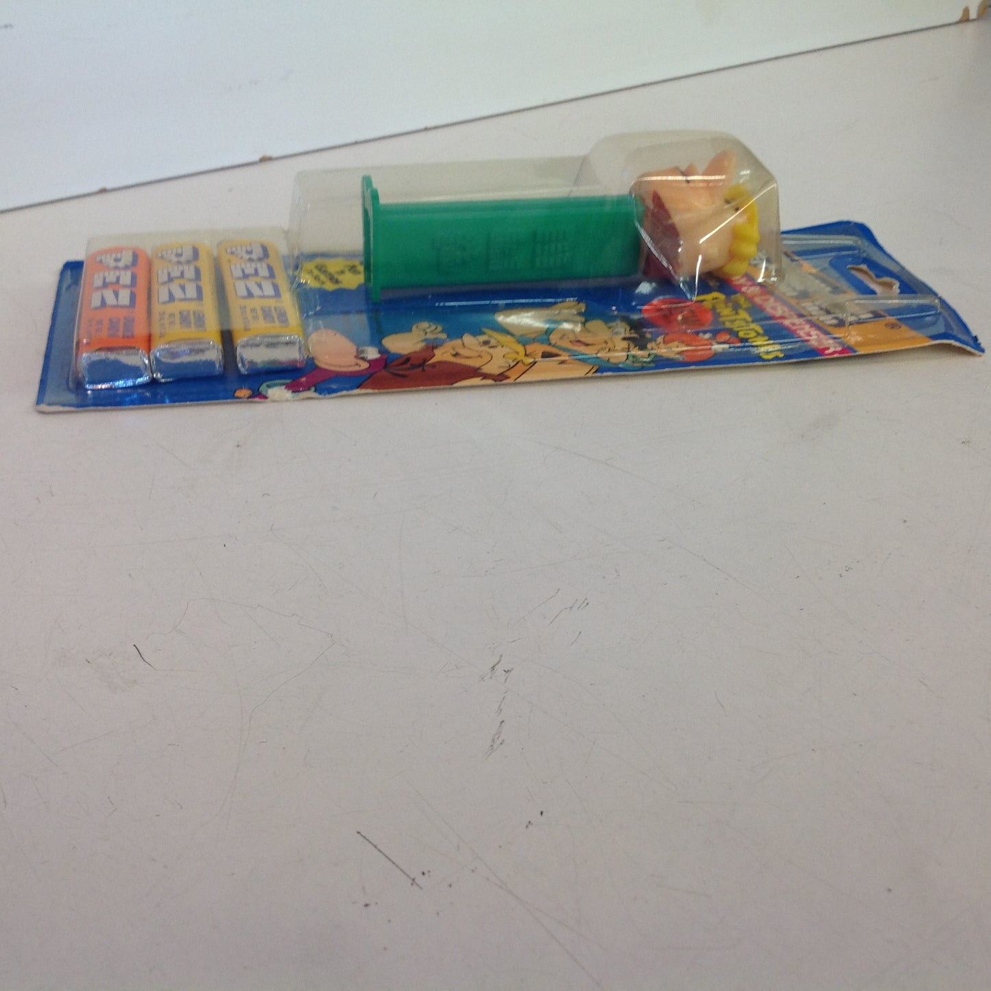 Vintage 1990's Pez Candy Dispenser w/Original Packaging Flintstones Barney Rubble