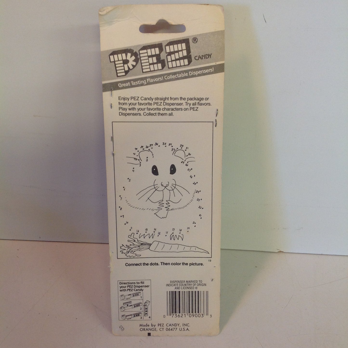 Vintage 1990's Pez Candy Dispenser w/Original Packaging Flintstones Barney Rubble