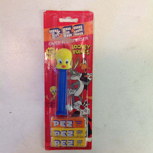 Vintage 1990's Pez Candy Dispenser w/Original Packaging Tweety Bird