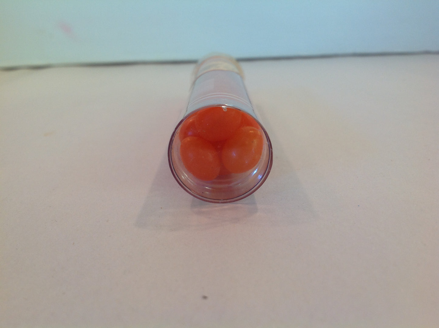 Vintage Unopened 1990's Horizon Creations Orange Crayon Jelly Beans Sealed Candy Container