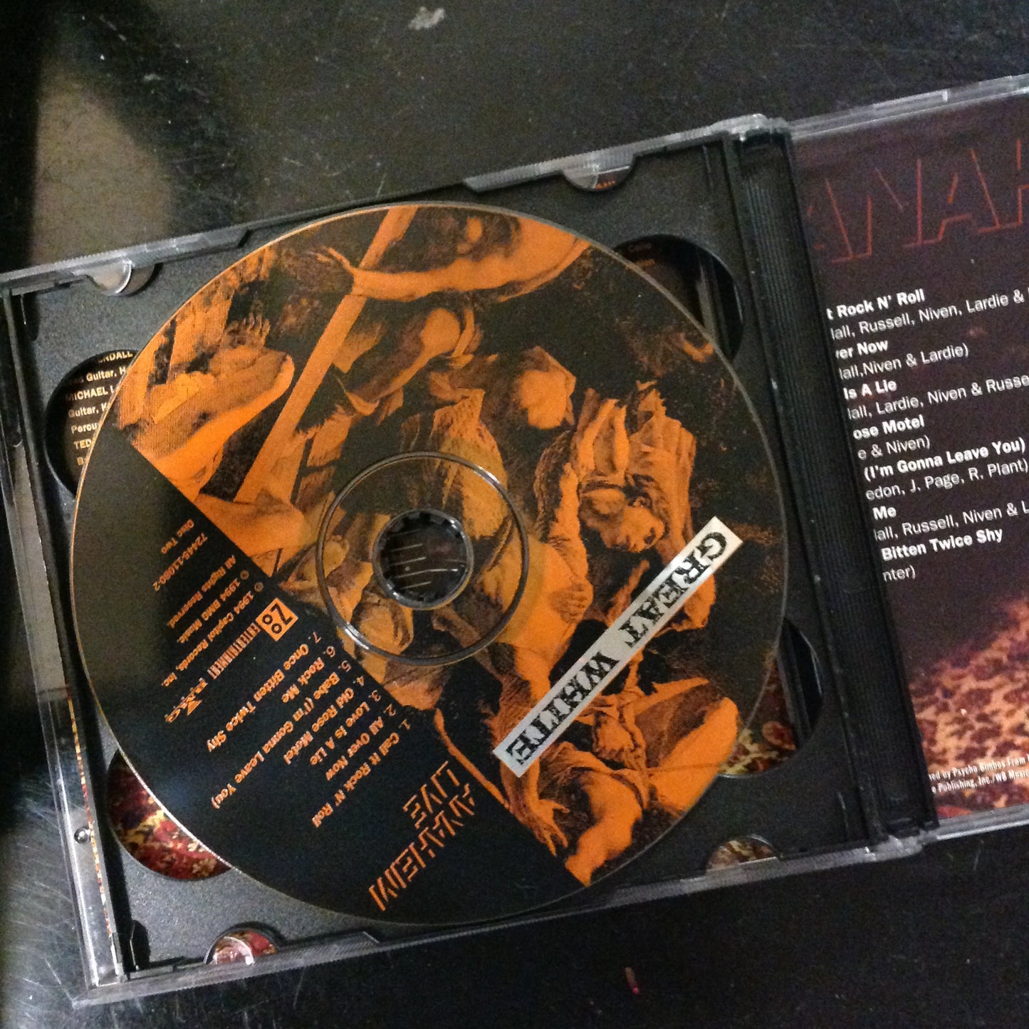 CD Great White Double CD Sail Away Anaheim Live 72445-11080-2 Zoo
