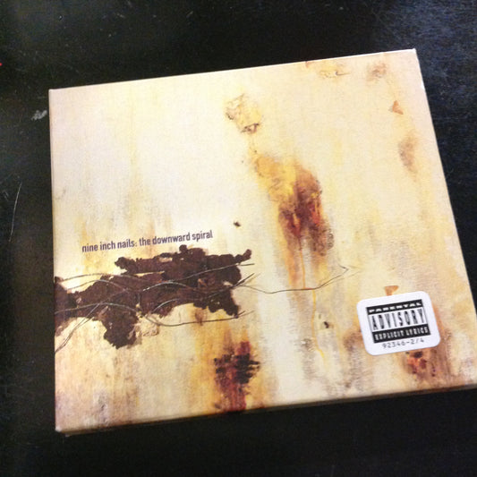 CD Nine Inch Nails NIN Downward Spiral 7 92346-2 Electronic Rock Hard Rock Slipcase