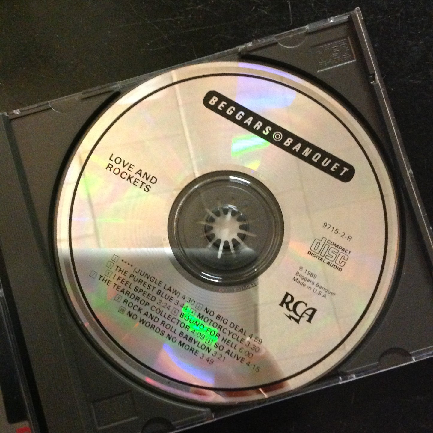 CD Love and Rockets Self Titled 9715-2-R Alternative Rock