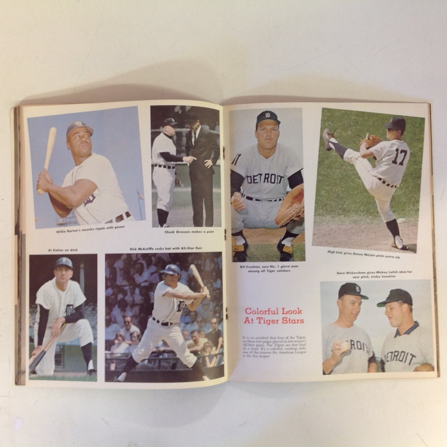 Vintage Official 1966 Detroit Tigers Yearbook