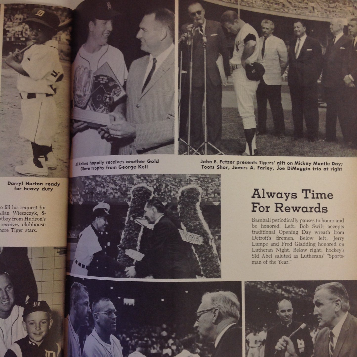 Vintage Official 1966 Detroit Tigers Yearbook