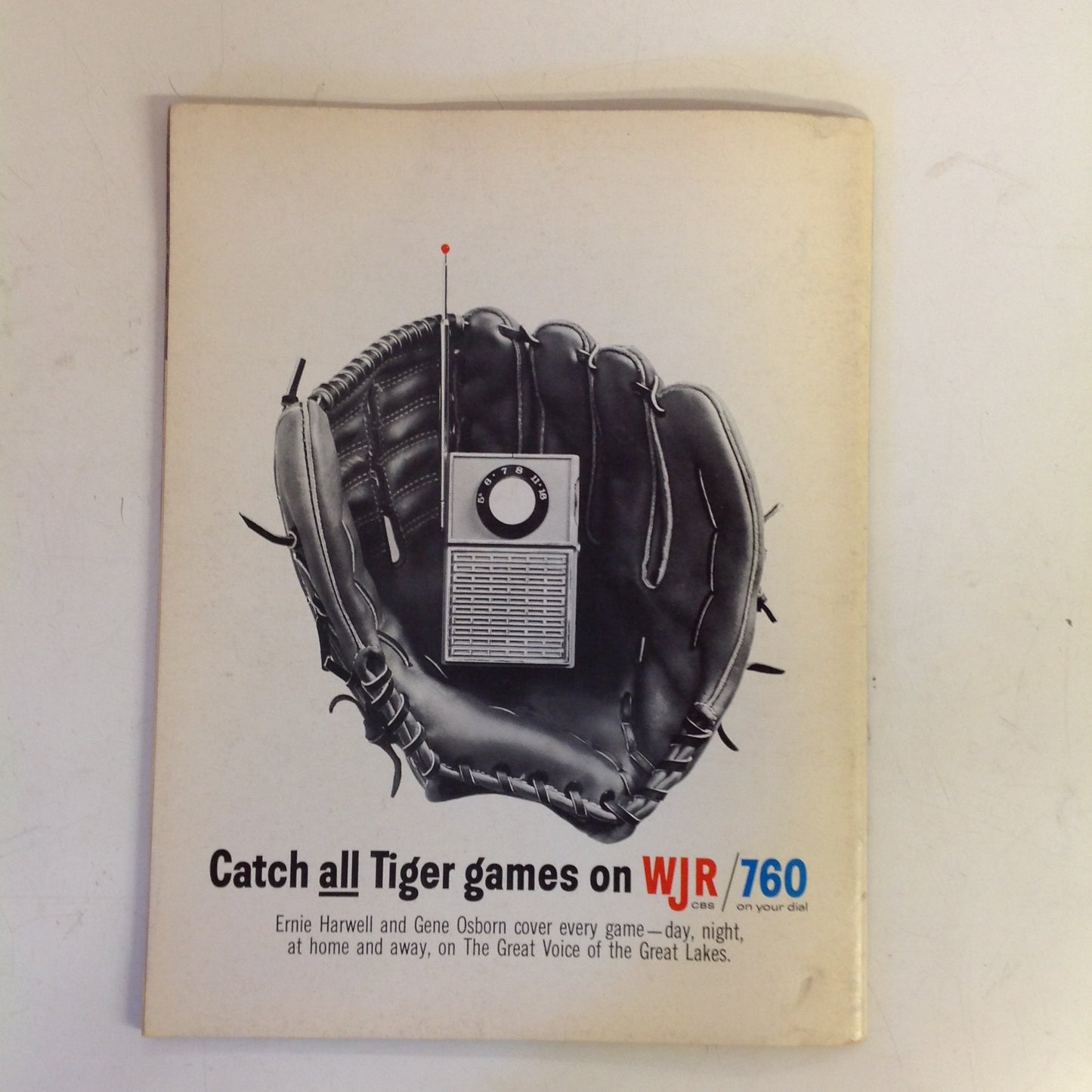 Vintage Official 1966 Detroit Tigers Yearbook