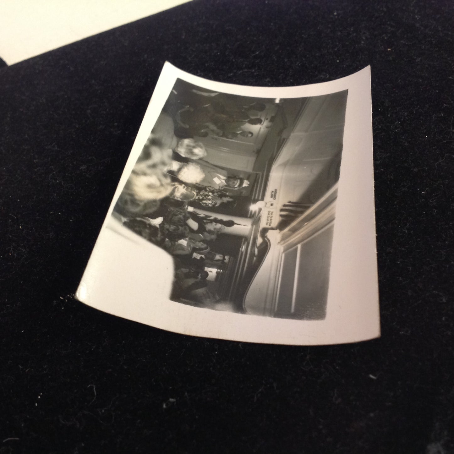 Vintage Mid Century B&W Photo SS South American Cruise Show Crowned with Funny Hat