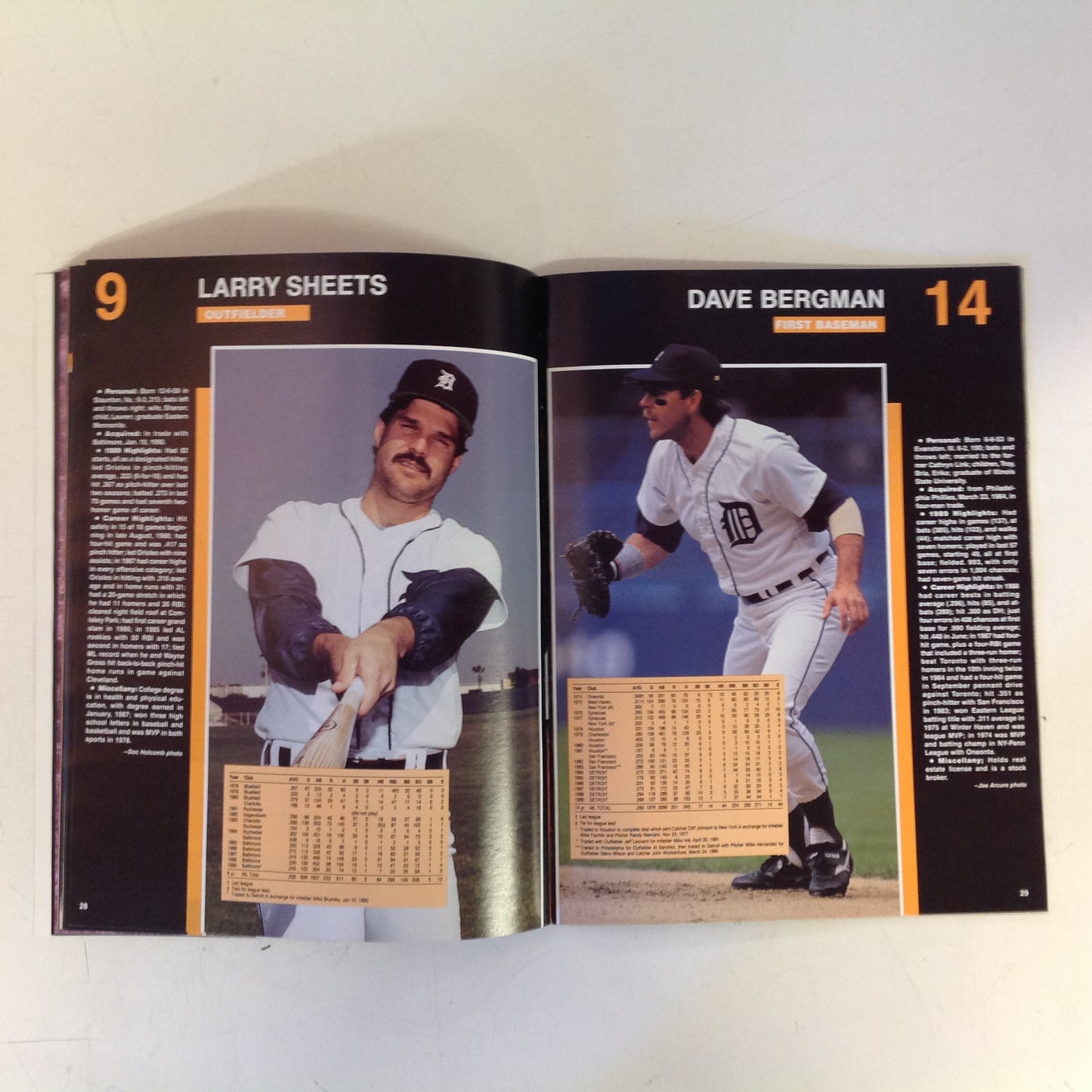 Vintage Official 1990 Detroit Tigers Yearbook