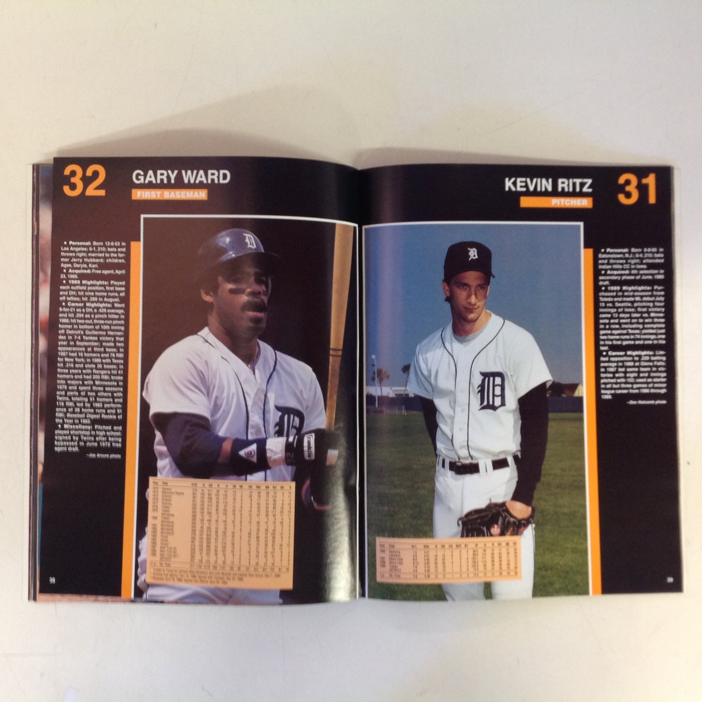 Vintage Official 1990 Detroit Tigers Yearbook