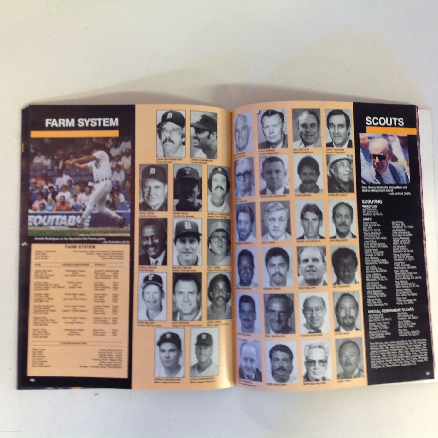 Vintage Official 1990 Detroit Tigers Yearbook
