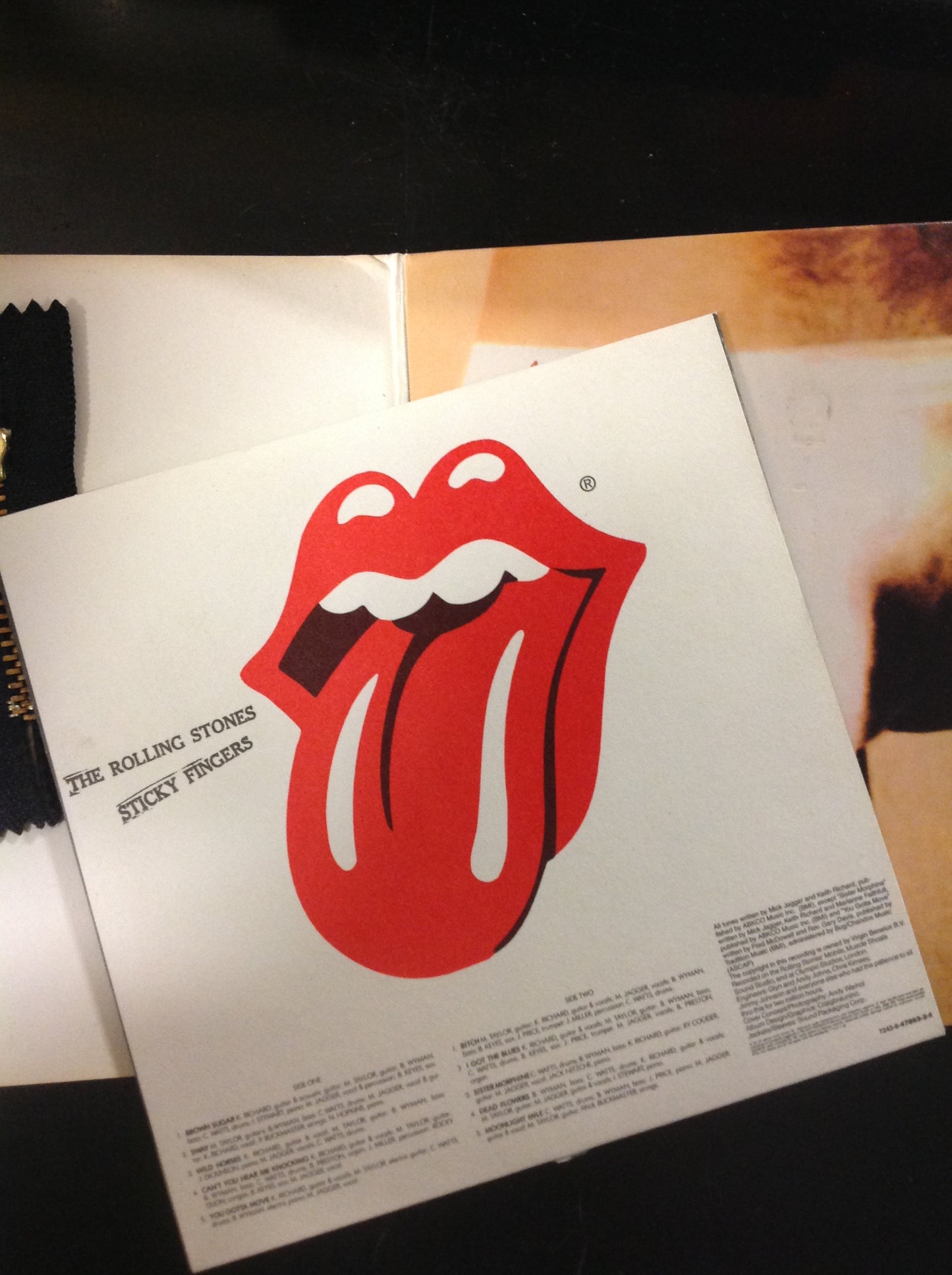 CD The Rolling Stones Sticky Fingers Album Copy Zipper 1994 Limited Edition