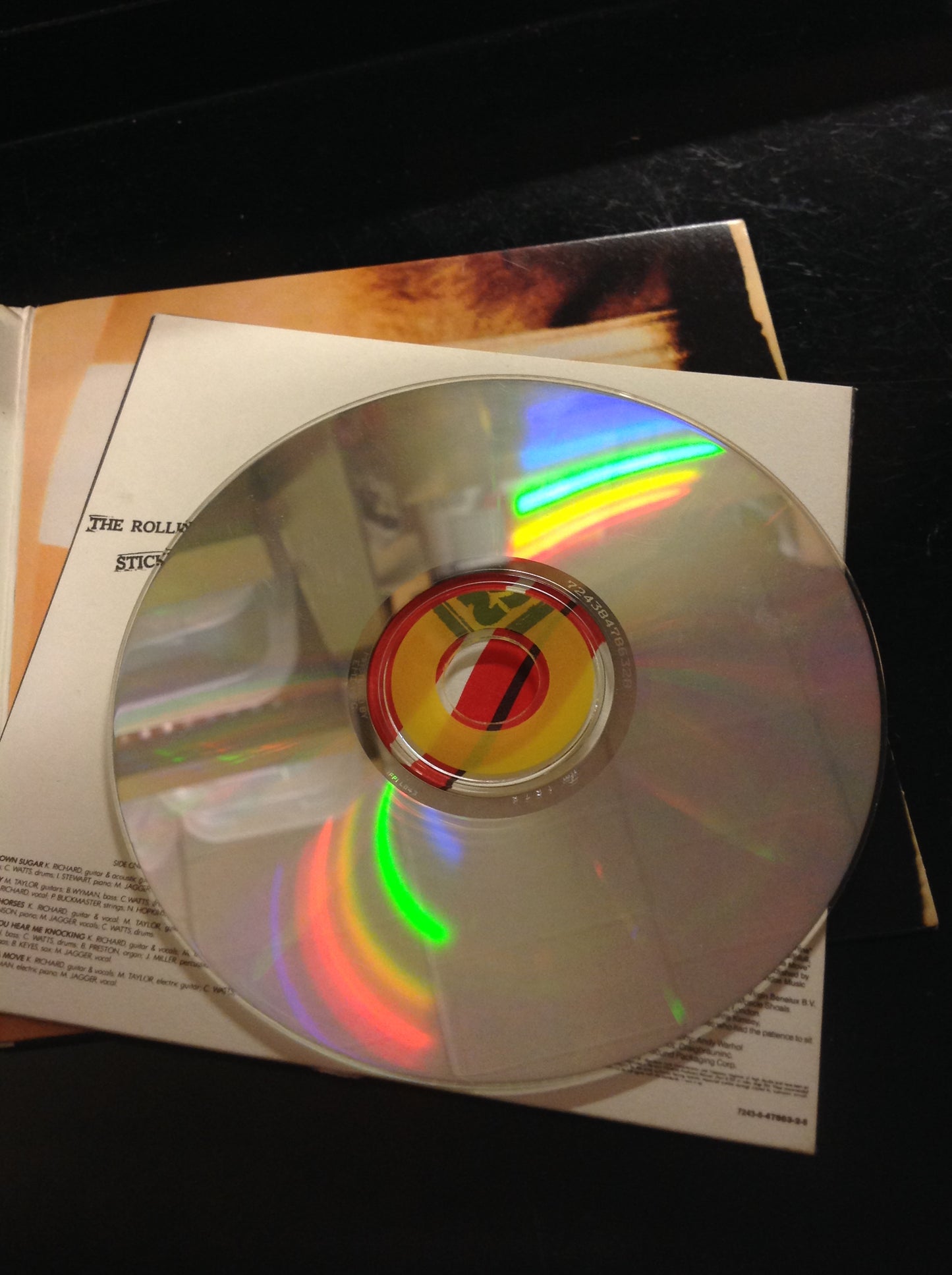 CD The Rolling Stones Sticky Fingers Album Copy Zipper 1994 Limited Edition