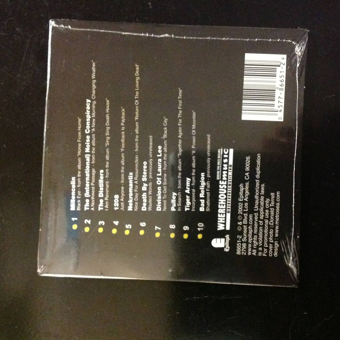 CD Extreme Sound Sampler Sample SEALED Epitaph Various Promo SEALED 2002