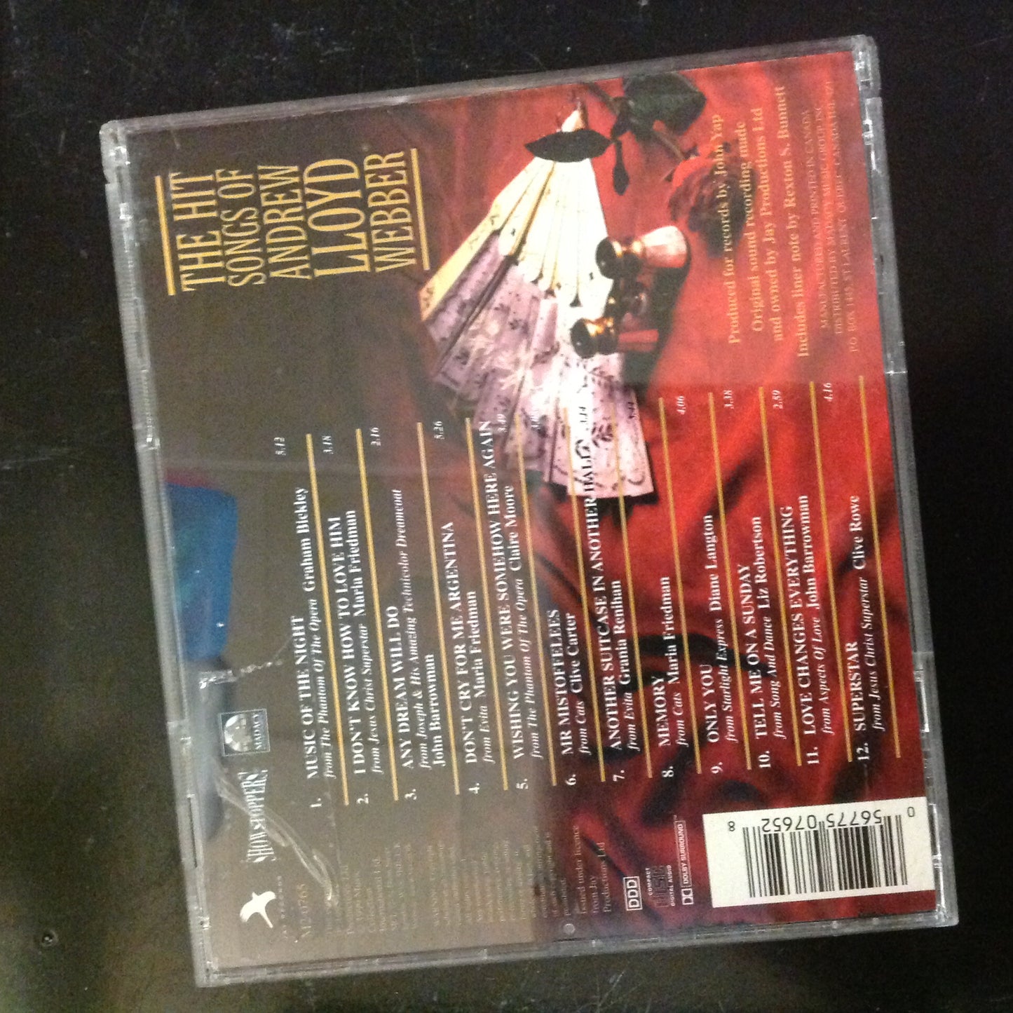 CD The Hit Songs of Andrew Lloyd Webber ShowStoppers M2 0765 Phantom of the Opera Cats Orlando Pops Orchestra