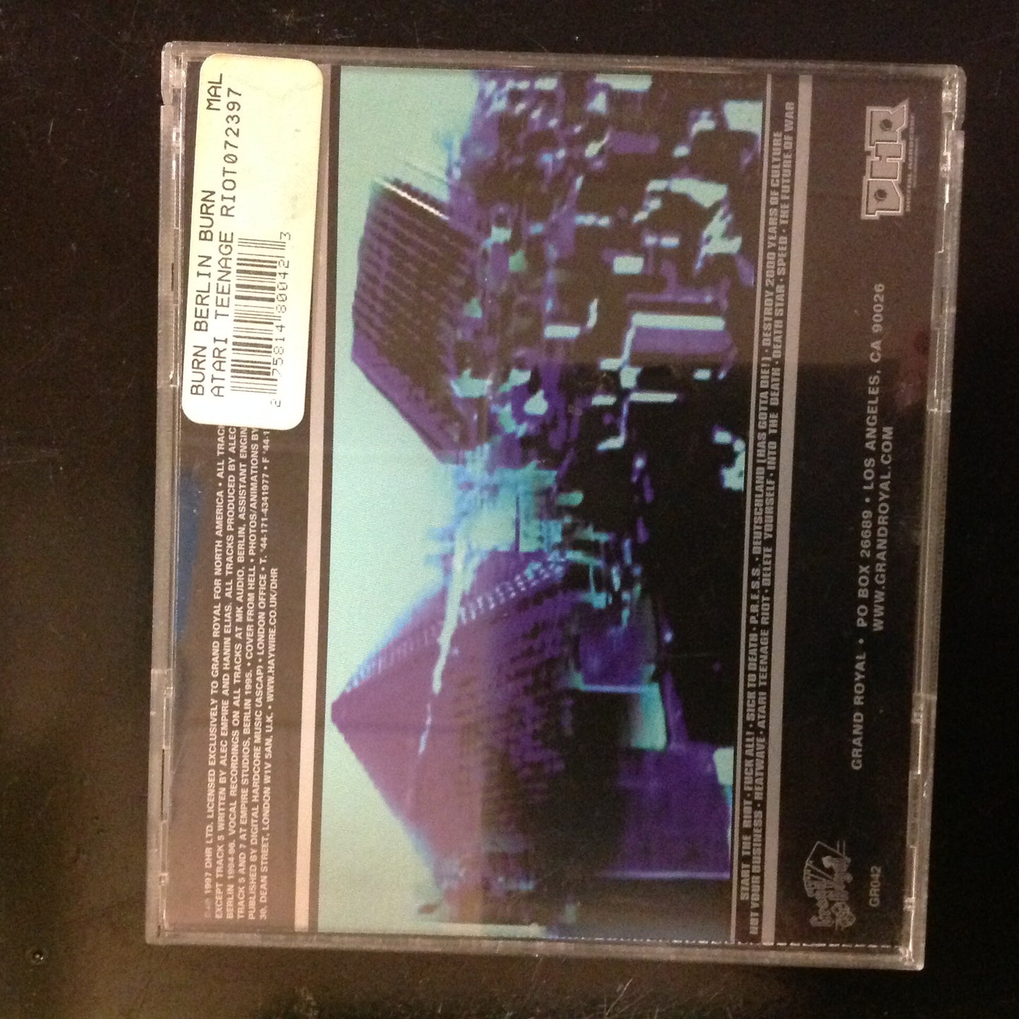 Atari Teenage Riot - Burn Berlin Burn *Single #204