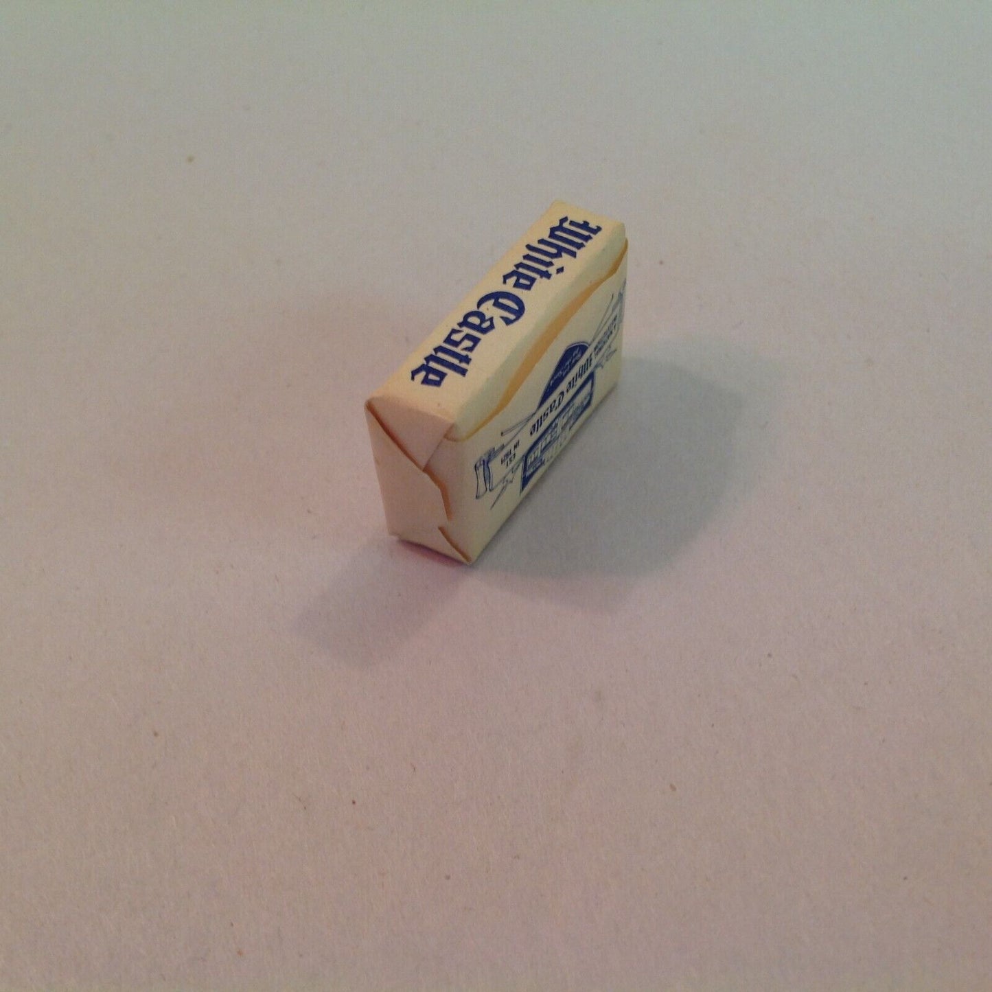 Vintage Individual Wrapped White Castle Restaurant Domino Sugar Packet Rectangle Sweetener