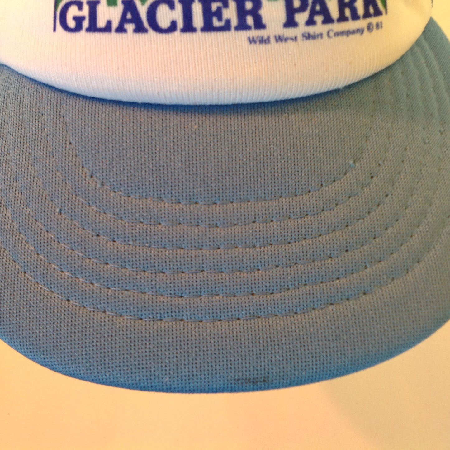 Vintage 1981 KAP II Mesh Trucker Cap Hat Glacier Park