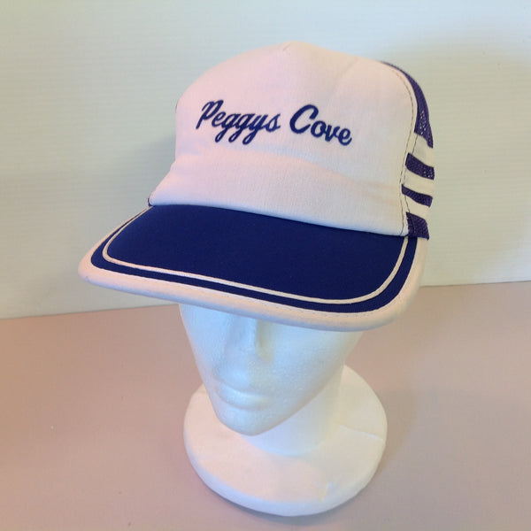 Vintage Mesh Trucker Cap Hat Peggy's Cove Nova Scotia Canada
