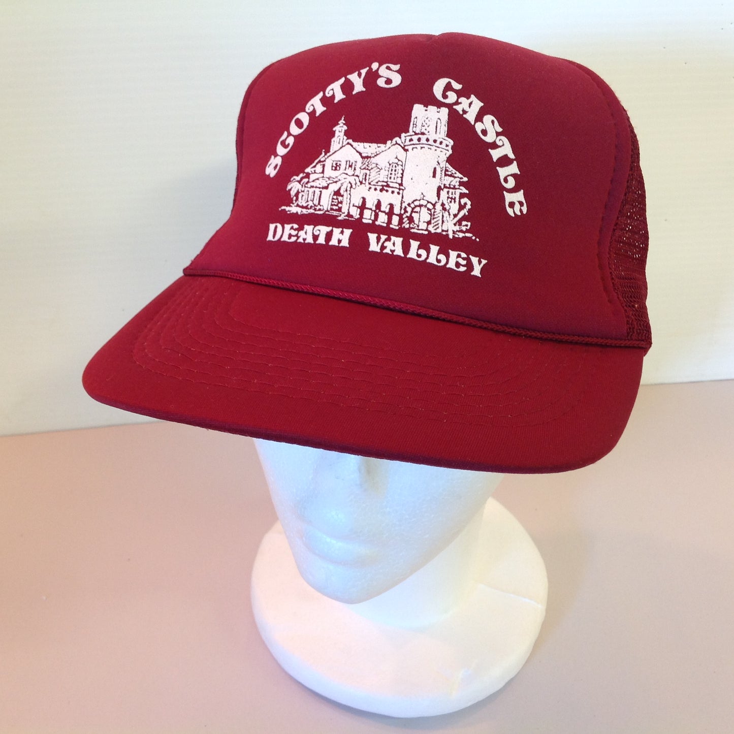 Vintage Mesh Trucker Cap Hat Scotty's Castle Death Valley