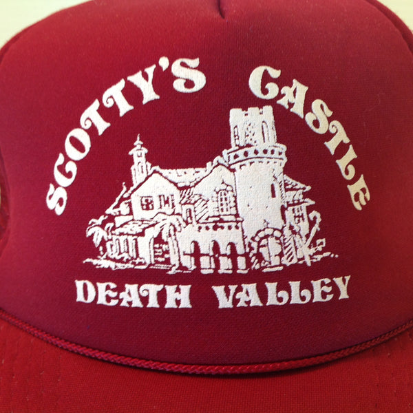 Vintage Mesh Trucker Cap Hat Scotty's Castle Death Valley