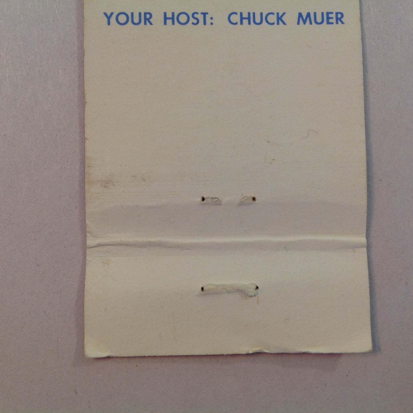 Vintage Matchbook Cover Hotel Pontchartrain Cabaret Salamandre Bar LeCafe Detroit MI